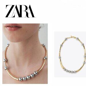 Zara Mixed Metals Necklace / Collier métallique Zara